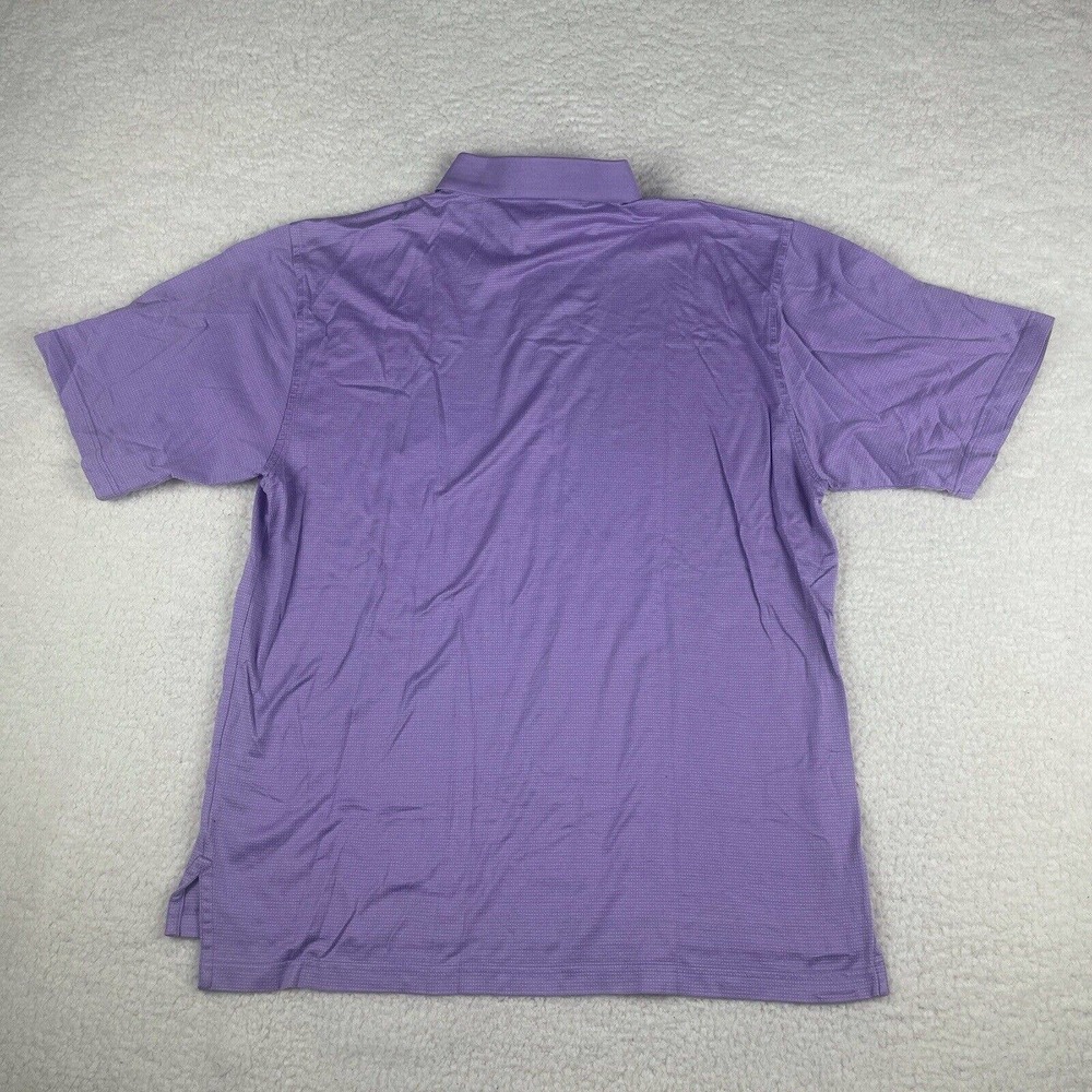 Peter Millar Purple Lavendar Polo Golf Shirt Large - Picture 8 of 9